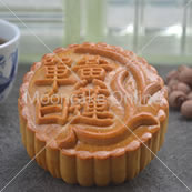 单白莲蓉 White Lotus Paste Mooncake with 1 Yolk