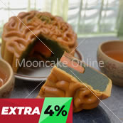 单黄绿茶 Green Tea Lotus Paste Mooncake with 1 Yolk [16 pieces]