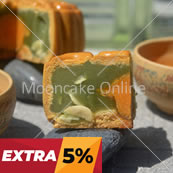 单黄翡翠 Pandan Lotus Paste Mooncake with 1 Yolk [24 pieces]