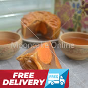 榴莲飄香 Durian Lotus Paste Mooncake with 1 Yolk [8 pieces] [FREE DELIVERY]