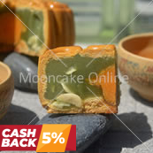 单黄翡翠 Pandan Lotus Paste Mooncake with 1 Yolk 